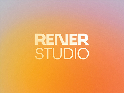 Rener branding design graphic design iden identity logo psychadelic typography