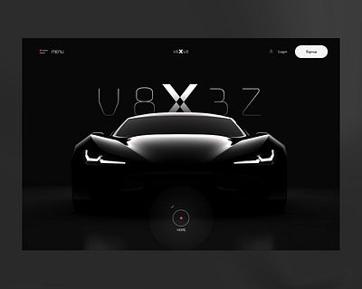 Car UI car car ui carui landing landing page landingpage ui uiux ux web website