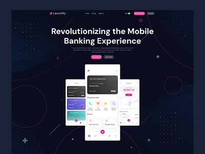 Launchify - Webflow App Website Template Design app landing page app sale app showcase app website design landing page layout modern sales page template ui uiux ux web web design webdesign webflow webflow template website website template