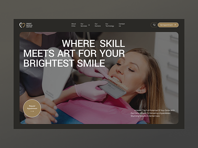 Dental Website UI Design Concept agency clinic dental dentalcare dentalclinicwebsite dentallandingpage dentalsolutions dentist dentistry designstudio health healthcare inspiration landingpage pixavailstudio tooth ui uidesign ux website