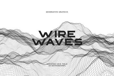 Wireframe Waves on White Background 3d 3d render abstract background dynamic field futuristic grid illustration isolated landscape mesh network science tech futuristic technology wallpaper wave wire wireframe