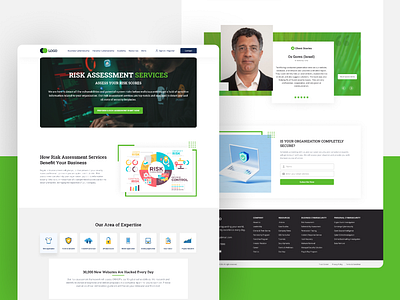 UI Landing Page Design - Risk Assessment Services design figma graphic design landing page landing page design landing page website ui ui design ui landing page uiux uiux design user interface user interface design ux ux design website website design website landing page zobayer zobayerfx