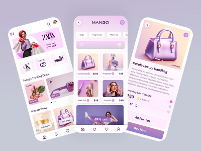 Shopping App UI mobileapp mobileappui shoppingapp shoppingui ui uidesign uiux userinterface uxdesign