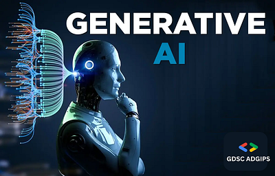 Exploring the World of Generative AI ai canva gdsc gen ai graphic design infographic