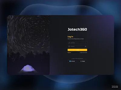 Jotech360 - 360° Virtual Tours 360 design jotech log in log in screen login media media website sign in sign in screen ui ui design web design