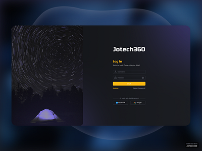 Jotech360 - 360° Virtual Tours 360 design jotech log in log in screen login media media website sign in sign in screen ui ui design web design