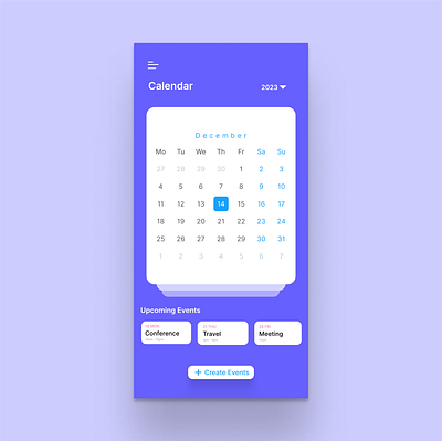 Calendar branding dailyui design graphic design ui