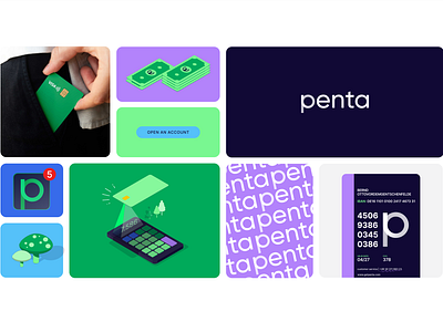 Penta | New Brand Cards & Packaging bank berlin brand branding credit cards design fintech germany moodboard