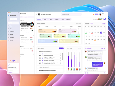 SaaS Dashboard - Project Management Software best ui dashboard design design design trend figma management project project management saas saas dashboard trend trendy trendy ui ui ui design uiux user experience user interface ux ux design