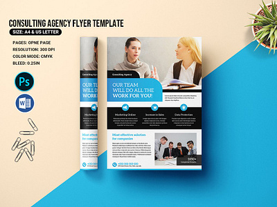 Consulting Agency Flyer canva consulting consulting agency consulting brochure customer service designer digital marketing finance finance planner freelancer interactive studio it services ms word online sales photoshop template powerpoint template promotion flyer social marketing social media technology