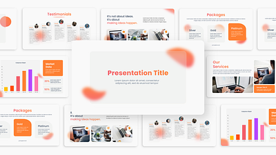 Business Presentation Template branding graphic design pitchdeck powerpoint presentation presentation design slides ui