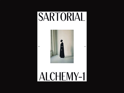 Sartorial Alchemy animation clean design digital grid layout minimal swiss typography