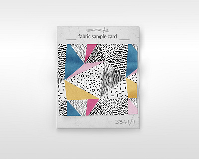 Shapes & forms abstract design hand drawn modern pattern seamless
