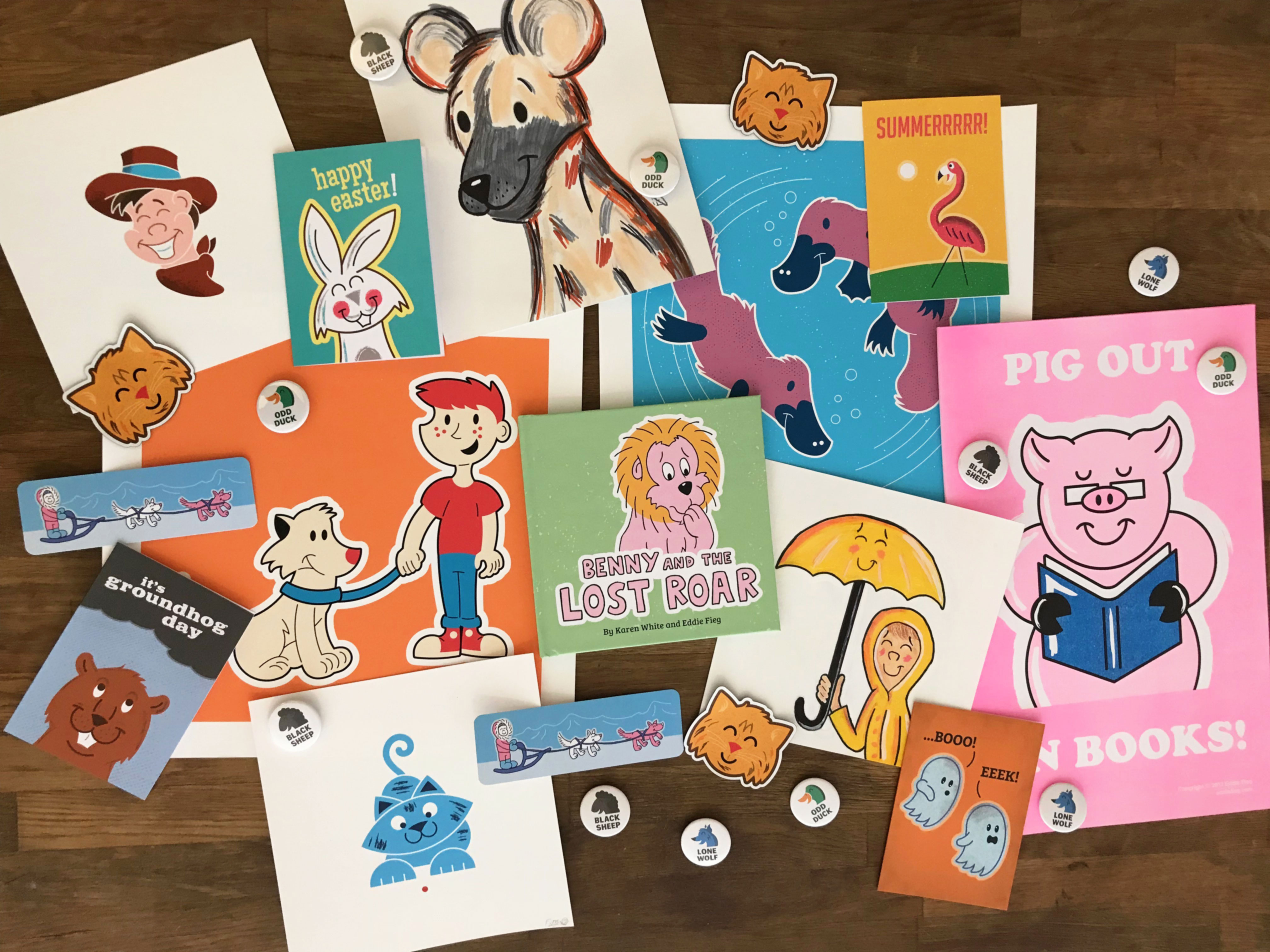 Eddie Fieg Studio animals art artist bright clever collage colorful creative creator cute freelance graphic design illustration illustrator imaginative picturesque smiles vector wildlife wizard