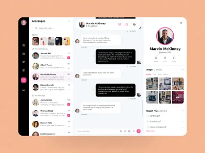 Messaging Web App chat chat ui conversational ux dashboard dashboard ui design messaging messaging app messaging app design minimal minimalist chat design modern product real time messaging secure messaging experience simplicity user centric design user engagement ux design web app