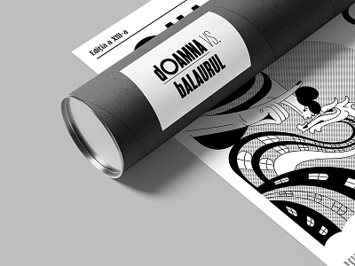 Poster PSD Mockups branding design download identity illustration logo mockup mockups paper poster psd template tube typography