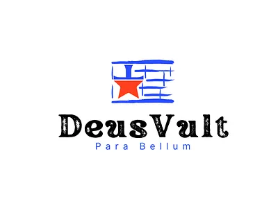 Deus Vult logo design asad choudhary branding deus deus vult logo logo design vector