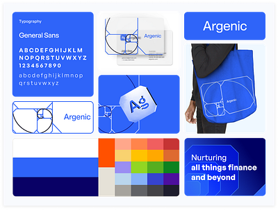 Argenic branding identity logo tech