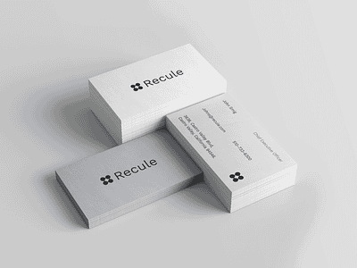 Recule - Brand Identity 3d biology brand identity branding graphic design healthcare iv therapy logo minimal modern motion graphics nad science ui visual identity