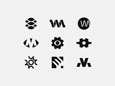 Vision Manufacturing branding brandmark clean design graphic design icons iconset illustrator logo logomark logotype mark minimal symbol visualmark