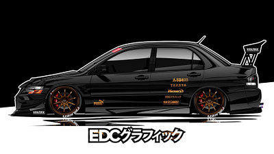 Custom-made Mitsubishi Evo