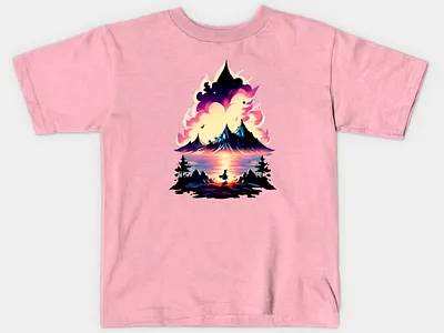 Fairy tale sight, comics art Kids T-Shirt animation baby branding demand fairy tale graphic design illustration kids oo4 graphics poster design print t shirt