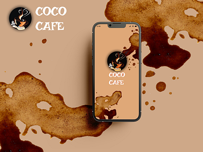 COCO CAFE APP app concept design graphic design prototype ui visual