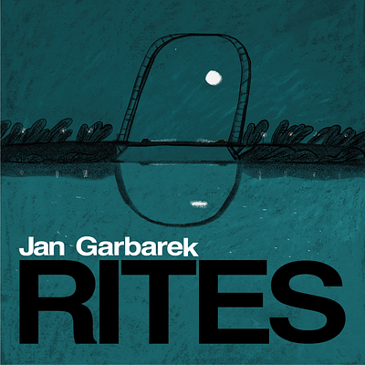 Album cover for Jan Garbarek "RITES" graphic design illustration music music album cover