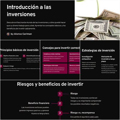 Presentation abaout investment/Presentación acerca de inversione branding digital graphic design logo