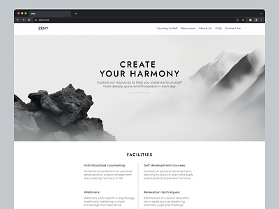 Minimalistic website design design minimalism ui ux uxui web