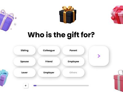 Gifting Platform design graphic design ui