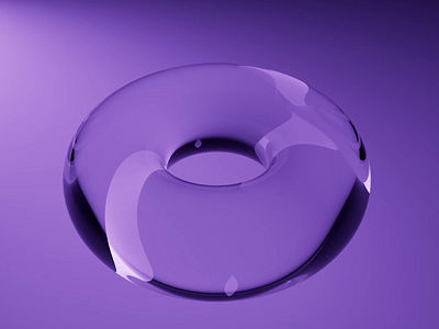 Purple loop animation 3d 3dartist animate animation c4d design designstudent loop maxon motion graphics organic redshift render torus