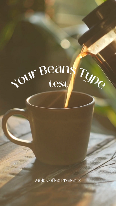 Your Beans Type Test anima canva graphic design video