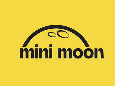 Mini Moon / Clothing Brand Logo Design / Giyim Markası Tasarımı brand identity branding clothing brand clothing brand design color palette colour palette custom logo design freelance logo designer giyim markası graphic design graphic designer logo logo design logo tasarımı logotype mark moon logo pictorial logo visual identity yellow and black