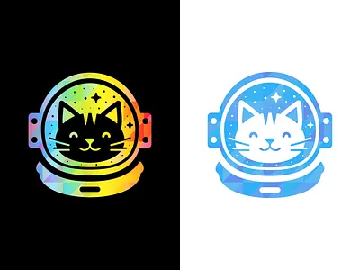 Space Kitty adobeillustrator art artwork cat design dribbble illustration space vector