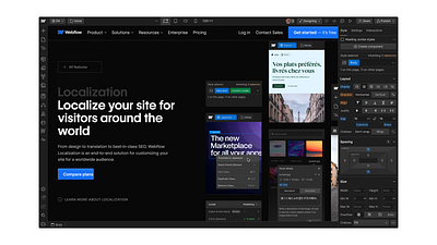 Website Showreel brand design design design system figma framer illustrations landing page modern product ui uiux ux visual design web design webflow website