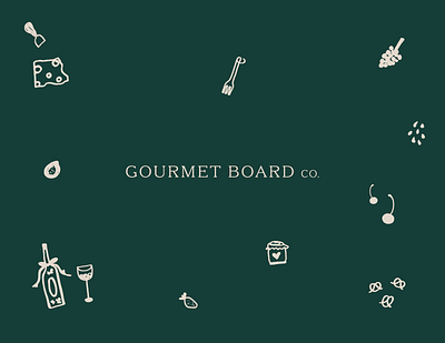 Gourmet Board Co. brand design brand designer brand identity branding branding inspo illustration logo design logo design inspiration logo identity
