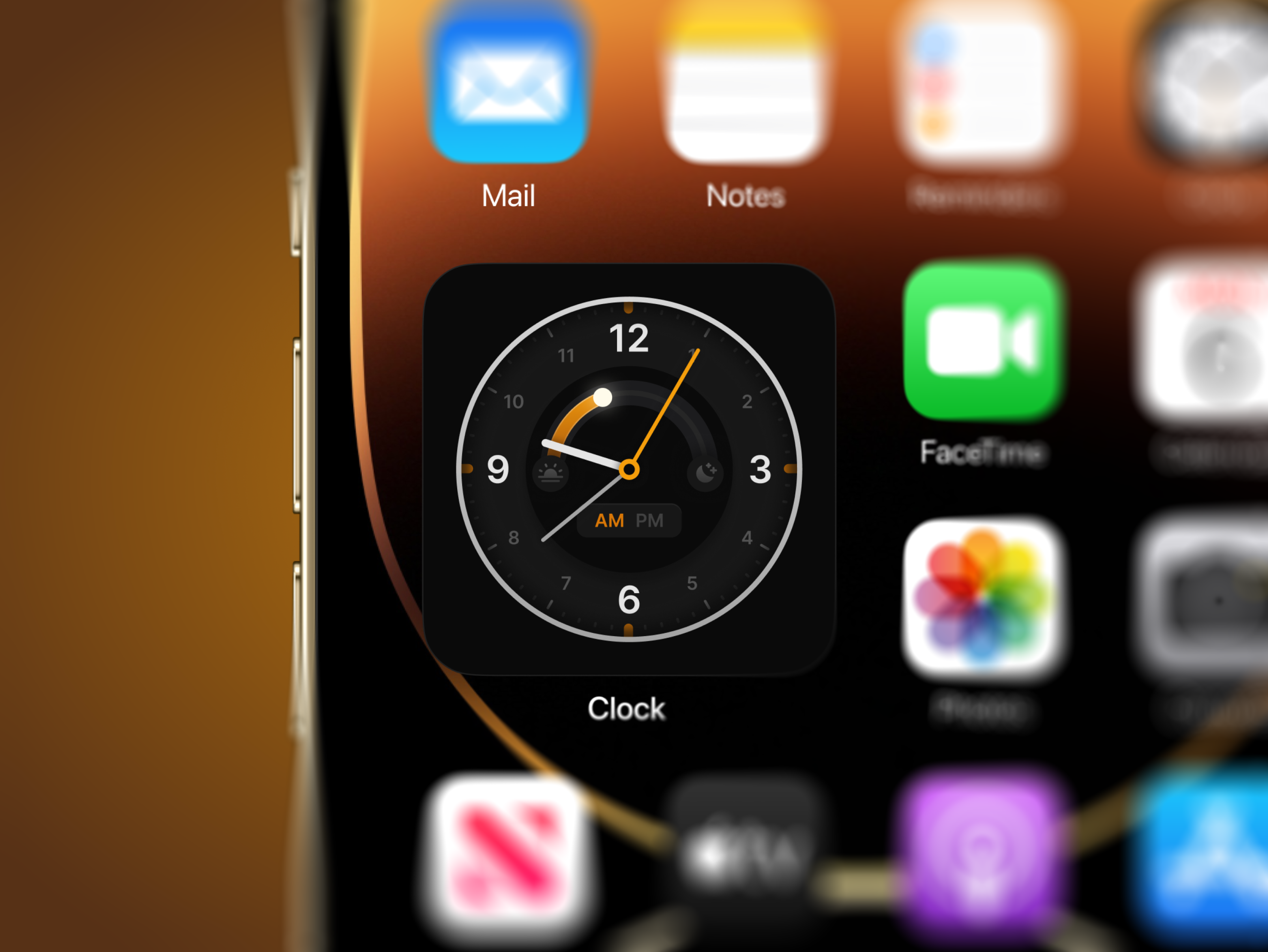 iOS Calendar & Clock Widget Expolration app apple calendar clock graphic design ios product design ui watchface widget