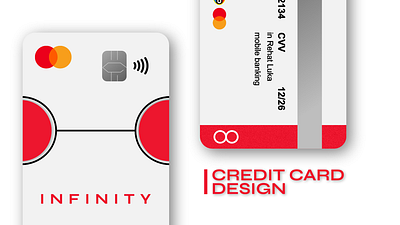 INFINITY - Credit Card Design bank branding credit card credit card design debit card graphic design