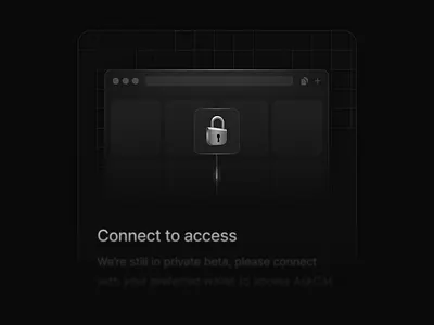 Lil connect wallet clean component illustration layout user inteface web design