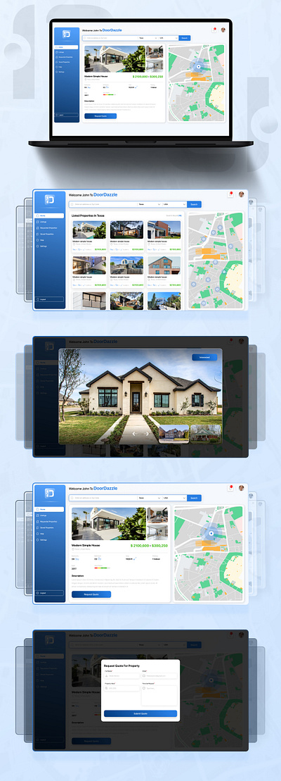 House Rental | Real Estate Visual Web App Design