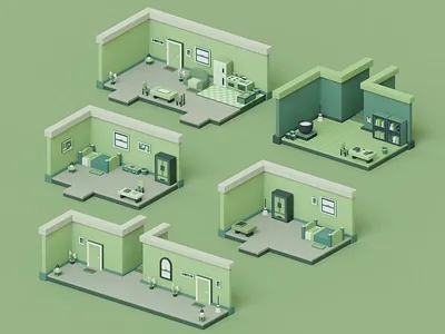 Yoki's House (Dwellers Empty Path) 3d 3d art animation art art direction artwork b3d blender blender3d design graphic design home house illustration illustration art illustration design render rooms