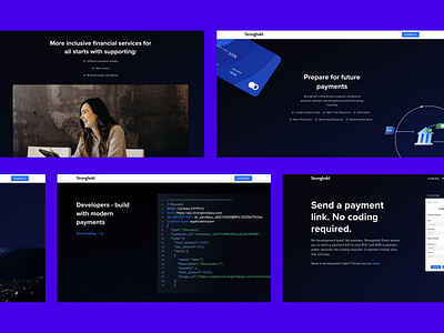Stronghold® - A Forbes 50 Fintech Startup design finance fintech payments responsive design ui web design webflow
