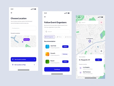 Eventer - Event Booking Mobile App android animation app design booking booking app design event app event booking interaction ios iphone map mobile mobile app mobile design pixlayer schedule ui ui kit ui8