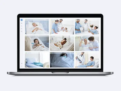 Smart Patient Monitoring Application 3d branding design logo ui ux