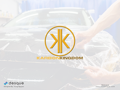 Logo Design - Karbon Kingdom brand design branding car wrap logo logo design minimalist modern vehicle wrap vinyl visual identity