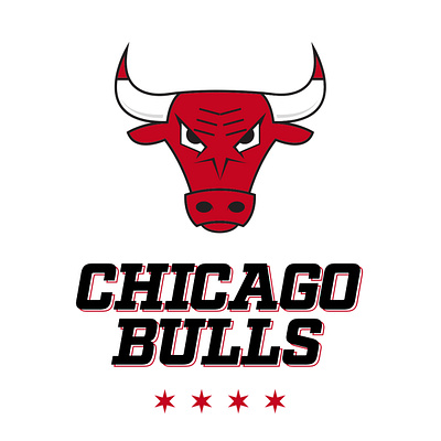 Chicago Bulls Logo Concept basketball branding graphic design illustration logo sports vector