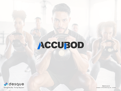 Logo Design - Accubod brand design branding fitness health logo logo design minimalist modern trainer visual identity