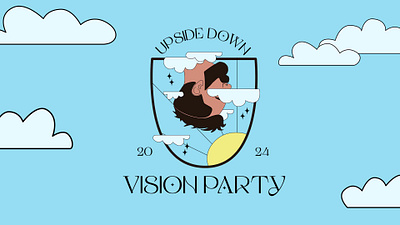 Vision Party 2024 - Event Design adobe illustrator christian design church events church media design event design event marketing graphic design illustration upside down vision party