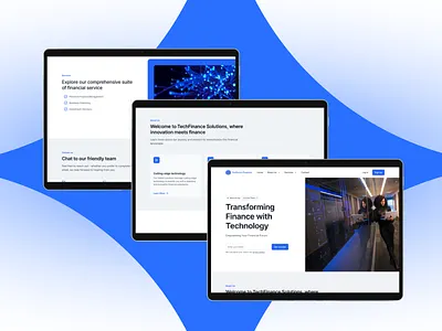 OneTouch Financial fintech web design